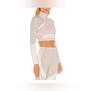 Vimmia x CB Half Zip Pullover Top in Conch Multi, XS